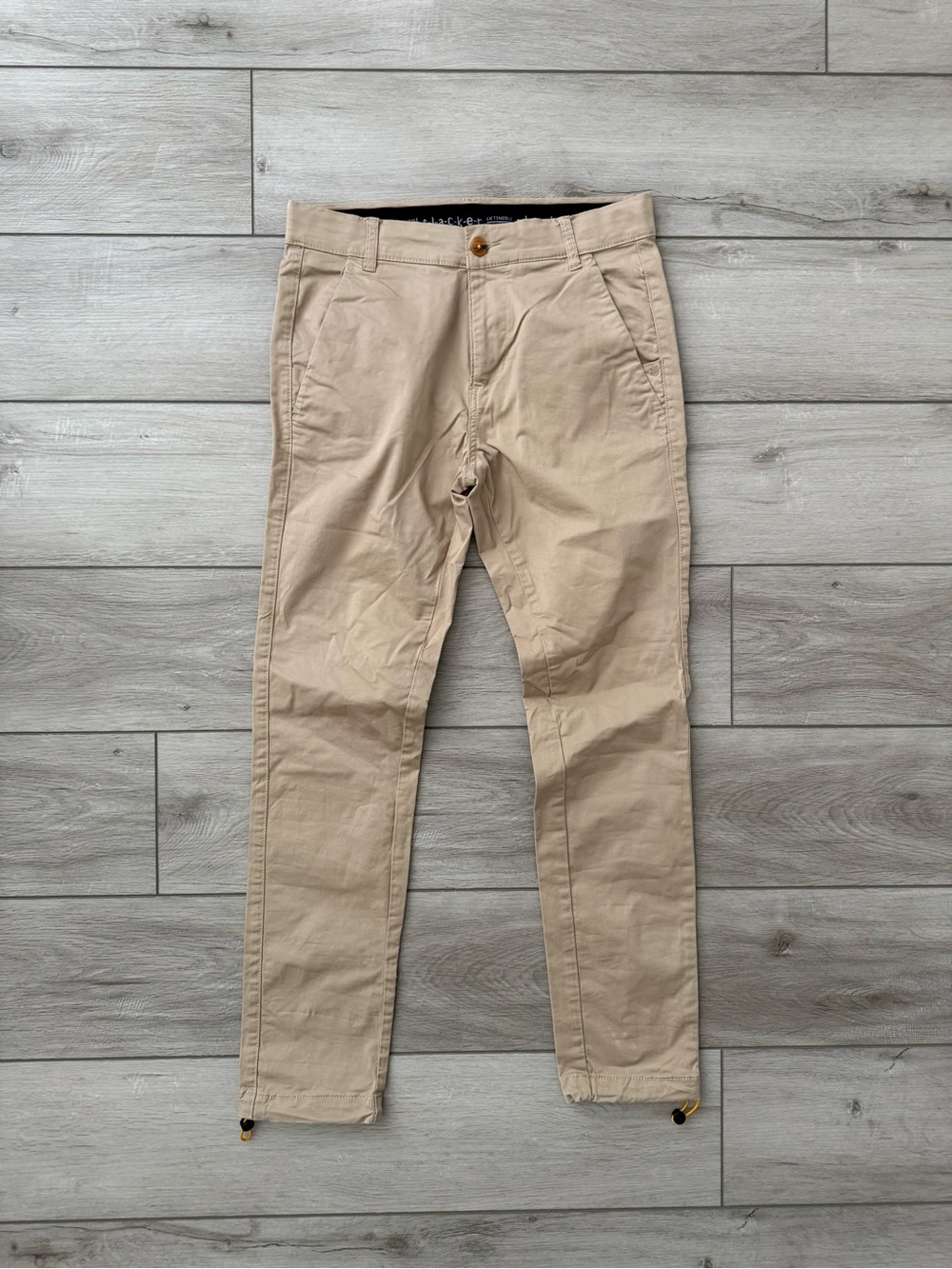 Men's Slim Chino Pants - Beige Like Brand New Size S 30 inch Waist